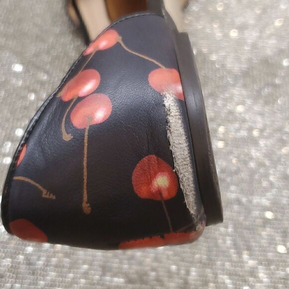 J. CREW Sadie Flat with Cherry Print - Size 8 1/2 - Picture 4 of 7